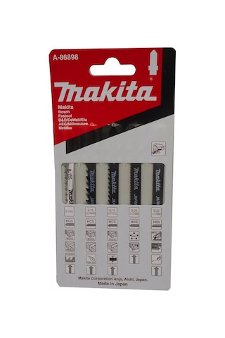 Makita A-86898 Dekupaj Testere 5 Adet Karışık