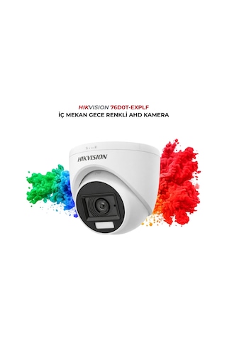 Renkli Gece Görüşlü Dome Kamera Ds-2ce76d0t-exlpf