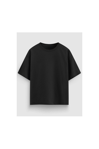 Yolo Street Domınus Antik Roma Savaşçı Baskılı Oversize T-shirt Premium %100 Pamuk Street Style Siyah