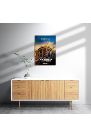 Cakasepetim Chute De La Maison Blanche Film Poster Ahşap Mdf Tablo