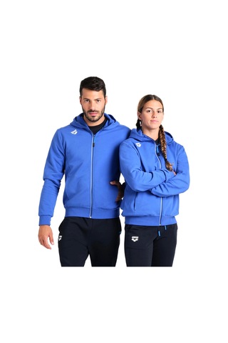 Arena Team Hooded Panel Erkek Mavi Günlük Stil Ceket 004906800
