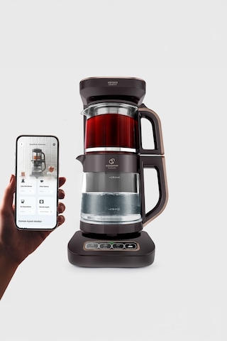 Karaca Çaysever Robotea Pro Connect 4 İn 1 Konuşan Cam Çay Makinesi