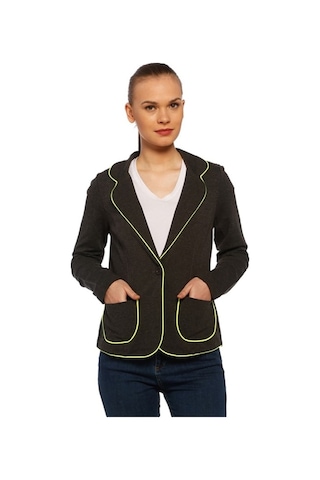 Bulalgiy Kadın Antrasit Blazer Ceket - Bga034965