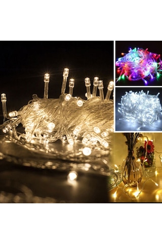 Süsleme Dekoratif 100 Ledli Animasyonlu Yılbaşı Süs Ağaç Led Işık