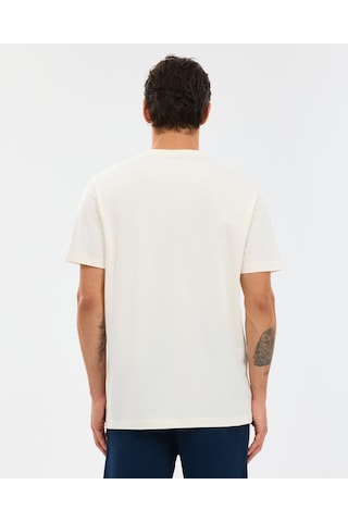 Skechers M Regular T-shirt Erkek Beyaz Tshirt S2610122-3855