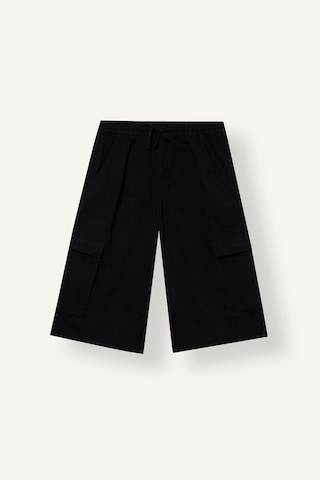 Defacto Normal Bel Kargo Cepli Gabardin Bermuda Şort J1358ax26aubk27 Siyah-bk27