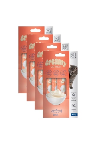 Creamy Somon Balıklı Kedi Ödülü 4x15gr