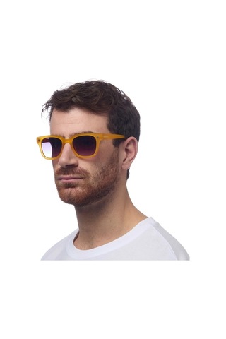 Okkia Giovanni Siyah Lens Unisex Güneş Gözlüğü Sarı Çok Renkli