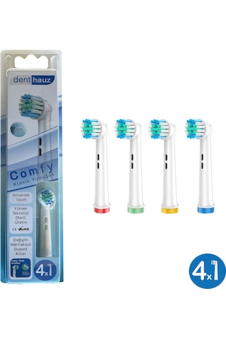 16 Adet Comfy + X Cross + 3d Maxcare Oral-b Uyumlu Yedek Diş Fırçası Başlıkları