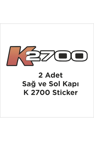Kia Bongo K2700 Kupa Kapı İle Iç Etiketleri Kapı Etiketi