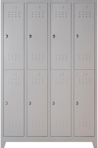 Jessan Ofis 8'Li Soyunma Dolabı Gri