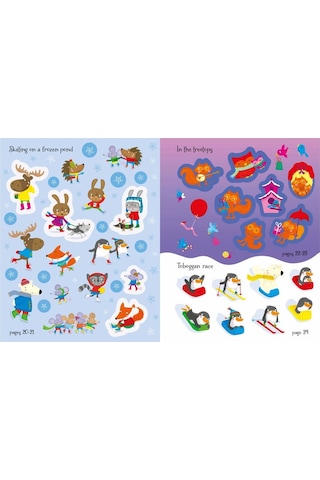 Winter Wonderland Sticker Book Usborne Publishing