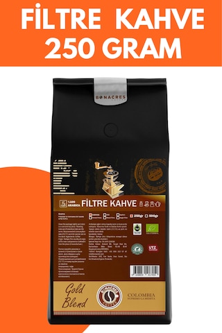 Bonacres Gold Blend Filtre Kahve 250 G