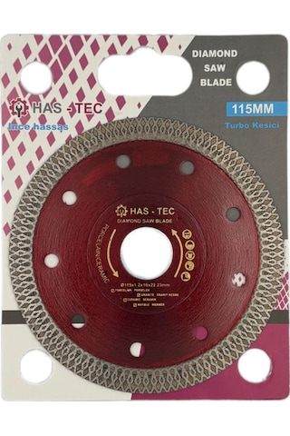 115mm Elmaslı Turbo Kesici Seramik, Porselen, Mermer Ve Granit İçin İnce Ve Hassas Kesim