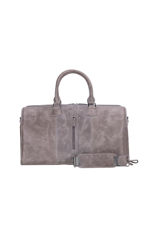 Bloominbag Dolly Leather Weekend Duffle Bag Gri