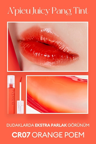 A'pıeu Juicy Pang Tint Cr07 Orange Poem 07