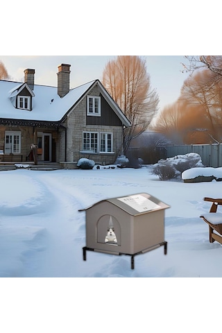 Suntek Açık Hava Kedileri Köpek Evi Su Geçirmez L