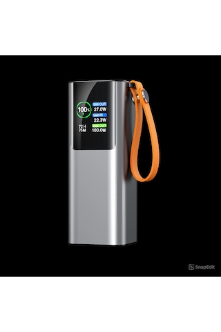 Shaza Nexa Serisi 20.000 Mah 100w Kule Tipi Powerbank - Gri