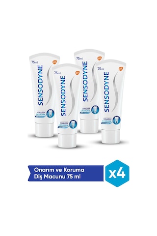 Sensodyne Onarım ve Koruma Diş Macunu 4 x 75 ML