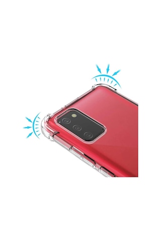 Hepsi Sm Galaxy Uyumlu A02s - M02s Anti-drop Shockproof Darbe Emici Silikon Kılıf- 5775 Najmaddin Şeffaf