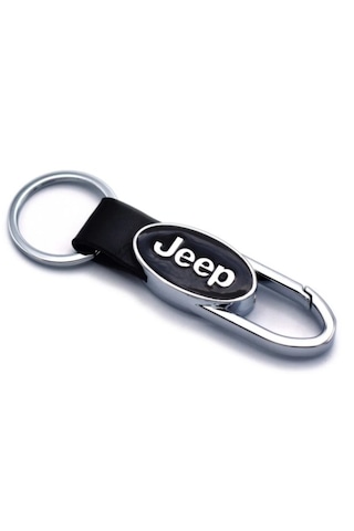 Jeep Metal Deri Kancalı Anahtarlık Şık Kaliteli Aksesuar Çanta Araba New