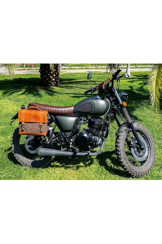 Ayrex Turktasarlar Motor Accessory Motorsiklet Çantası, Motorsiklet Yan Çantası, Deri Çanta, Geçme Kilit Aksesuarl Diğer