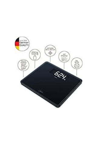 Beurer Gs 410 Signatureline Dijital Baskül Tartı Siyah