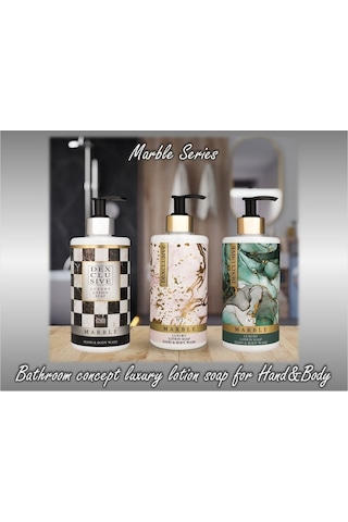 Dex Eclusive Luxury Marble Series Losyonlu Sıvı Sabun 3 x 400 ML