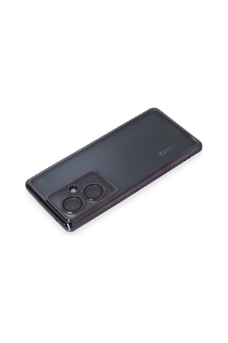Vivo V29 Lite Kılıf Lensli Silikon - Mor