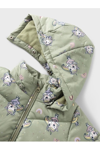 Name It Nmfmay Kız Çocuk Mont Yeşil
