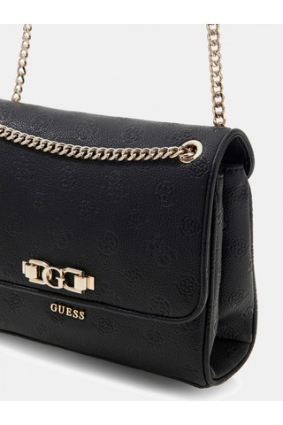 Guess Anise Dönüştürülebilir Kapaklı Çapraz Askılı Kadın Siyah Omuz Çantası Hwpd9916210-blo Siyah