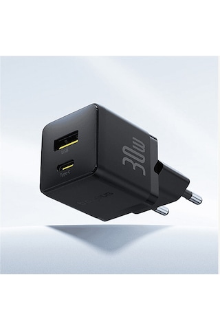 Baseus Palm C+U 30 W Eu Hızlı Şarj Siyah
