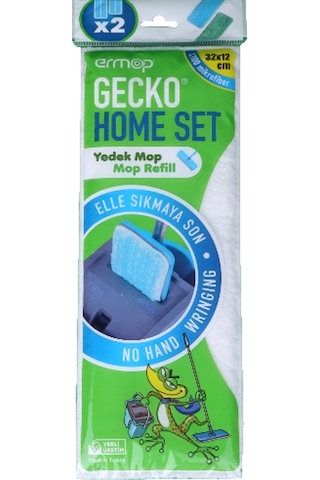 Ermop Gecko Mikrofiber Yedek Mop 2 Adet
