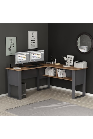 Randi Çalışma Masası Antrasit / Kemençe Antrasit - Kemençe