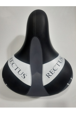 Rectus Bisiklet Sele Geniş Yaylı Gri - Siyah