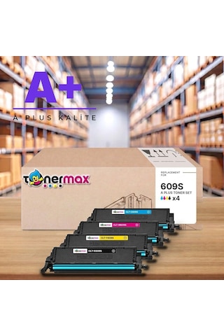 Samsung Clt-609s Cmyk Uyumlu Toner Seti A Plus / Clp-770 / Clp-775 / Clt-k609s / Clt-c609s / Clt-m609s / Clt-y609s