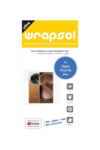 Oppo Find X6 Pro Full Body Koruyucu 360 Derece Kaplama Poliüretan