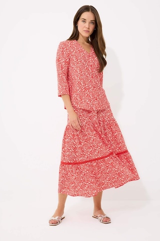 DeFacto Regular Fit Çiçek Desenli Esnek Belli Kiloş Midi Etek E5958AX25SPRD87