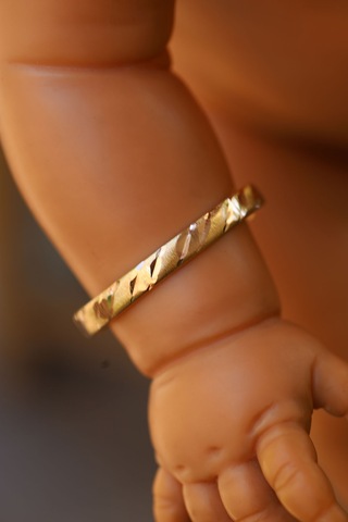 Yenigün Kuyumculuk 14 Ayar Altın 2.5 Gr Model 2 Bebek Altın Bilezik