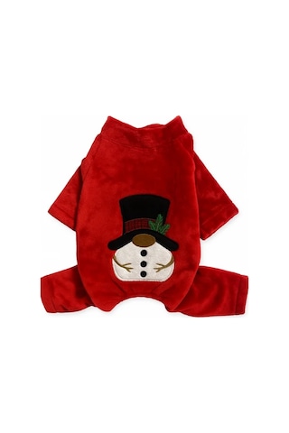 Gedyco Snowman Yumuşacık Peluş Küçük Irk Köpek Tulumu-21557