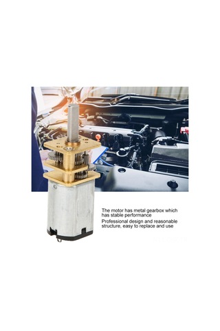 Aubyhe Dc 12v Metal Geri Dönüşlü Motor - Ga12-n20 Modeli, 60/500/1000 Rpm Hız Seçenekleri İle Dayanıklı Metal Dişlialtı