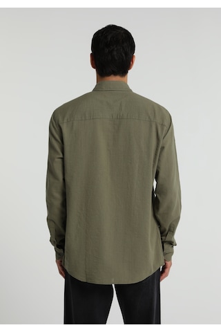 Colin's Colins Regular Fit Shirt Neck Düz Erkek Yeşil Uzun Kol Gömlek Cl1082053 Q1.v1 Sag Çok Renkli