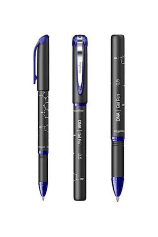 Siyah Mavi Kırmızı Pilot Kalem Dna Gel Pen 3 Adet Scrikss Pilot Kalem 0.5mm Roller Uç Kalem İnce Uçlu Likit Mürekkepli Çok Renkli