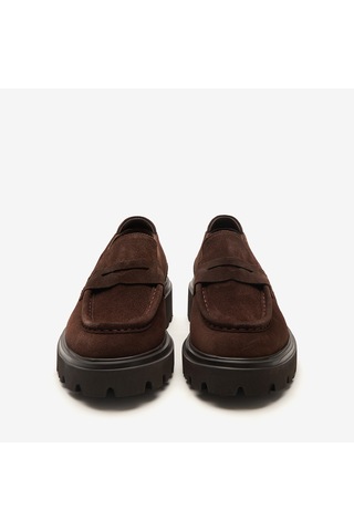 Kahve Süet Sneaker Erkek Ka-c30504 John May Munıh Kahverengi