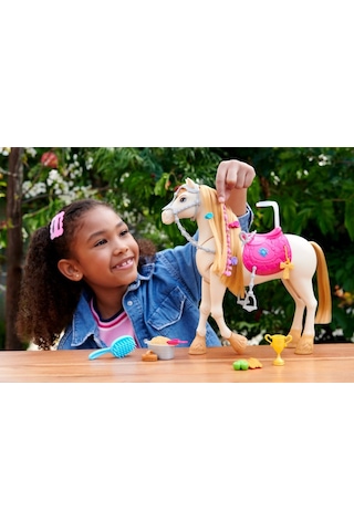 Barbie Gizemleri Büyük At Kovalamacası Dans ve Gösteri Atı HXJ42