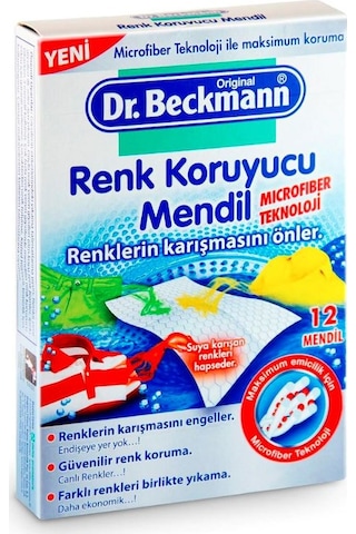 Dr.Beckmann Aktif Beyazlatıcı Mendil 15 Adet + Renk Koruyucu Mendil 12 Adet