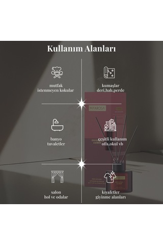 Maxrosa Oriantal Amber Oda Koku Seti Gül