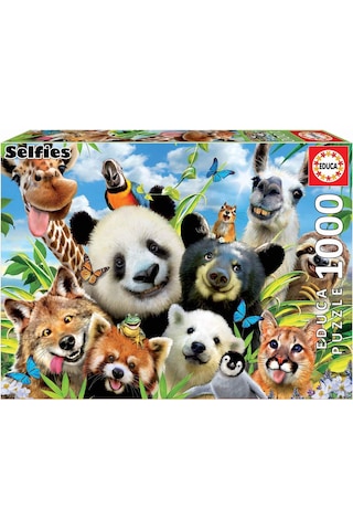 Educa 18117 Lama Drama Selfie 1000 Parça Puzzle