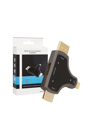 Powermaster Mini Dp+dp+hdmı To Hdmı 4k Çevirici - 173378