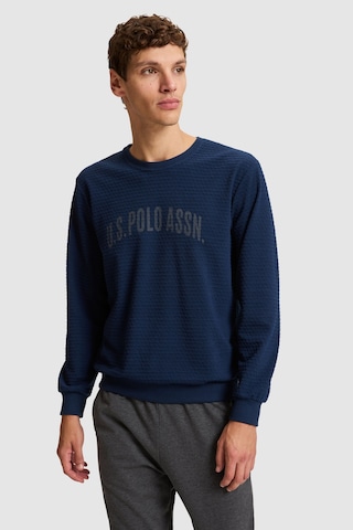 U.S. Polo Assn. Erkek Lacivert-gri Pijama Takımı 50333240-vr033